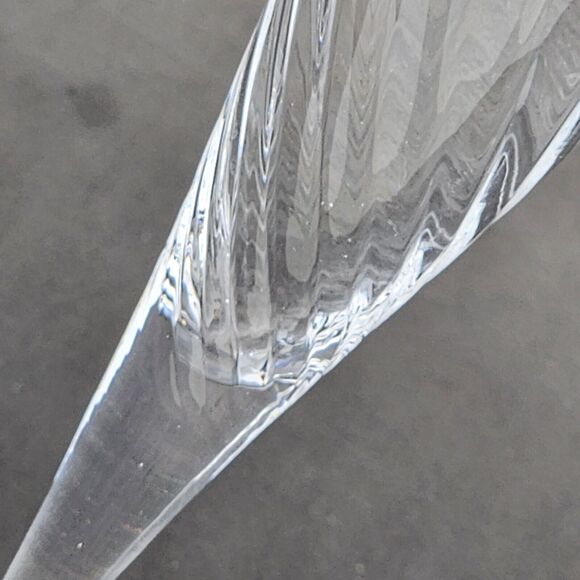 Sasaki Reflections Crystal Clear Wine or Champagne Flute 2 Pc Set FAST SHIPPING - Picture 11 of 11